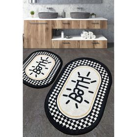 Chilai Home Vita Bona Djt 2'li Set Yıkanabilir Kaymaz Taban Banyo Halısı