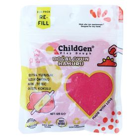 ChildGen 125 gr Kartuş Pembe Doğal Oyun Hamuru
