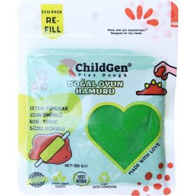 ChildGen 125 gr Kartuş Yeşil Doğal Oyun Hamuru
