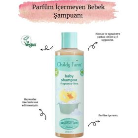 Childs Farm 250 ml Parfüm İçermeyen Bebek Şampuanı