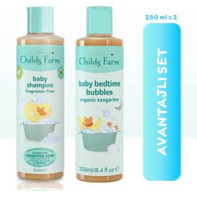 Childs Farm Beyaz 250 ml Organik Mandalina Özlü Uyku Öncesi Bebek Banyo Köpüğü
