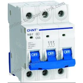 Chint 192259 25A 3 Kutup C TİPİ 6KA Otomatik Sigorta Kutusu