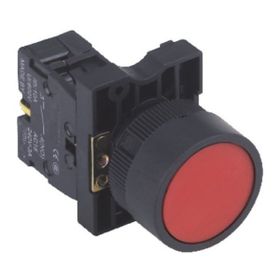 Chint 574092 Siyah 1NK 40 mm Mantar Yaylı Buton