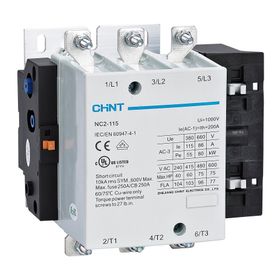 Chint 671433 NC2-115M 55kW 115A 220V AC Kontaktör