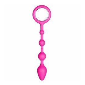 Chisa Novelties 18 cm Choke Medikal Pembe Silikon Anal Top