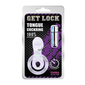 Chisa Novelties Get Lock Titreşimli Dilli Penis Halkası