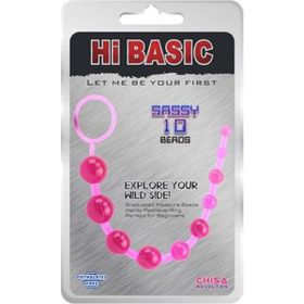 Chisa Novelties Hi Basic Sassy Pembe Anal Toplar
