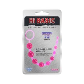 Chisa Novelties Hi Basic Sassy Pembe Anal Toplar