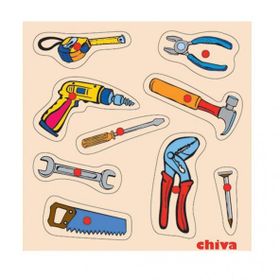 Chiva 1001-CS Tamir Aletleri Ahşap Puzzle