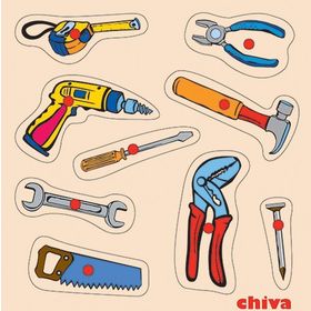 Chiva 1001-CS Tamir Aletleri Ahşap Puzzle