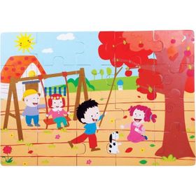 Chiva 1277-CS Sonbahar Ahşap Yer Puzzle