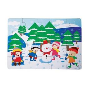 Chiva 1278-CS Kış Ahşap Yer Puzzle