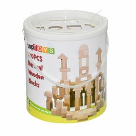 Chiva CS-8831 100 Parça Natural Ahşap Blok Seti