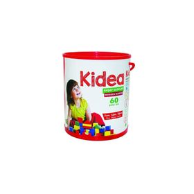 Chiva KID-1002 60 Parça Ahşap Bloklar Ahşap Oyuncaklar