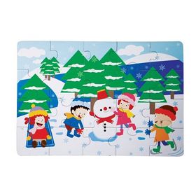 Chiva Kış Ahşap Yer Puzzle