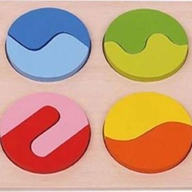 Chiva SKC-1012 Parça Bütün Daire Tamamlama Ahşap Oyuncaklar