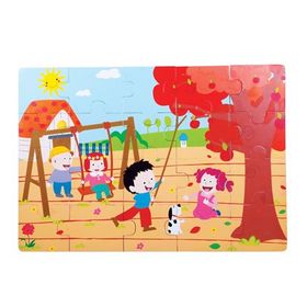 Chiva Sonbahar Ahşap Yer Puzzle