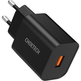 Choetech 18W 1000mAh Kablolu MFI Lisanslı Taşınabilir Siyah Şarj Cihazı