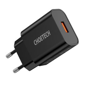 Choetech Q5003 QC3.0 Destekli 18W Yüksek Hızlı Şarj Cihazı + 1 Metre Type C Kablo
