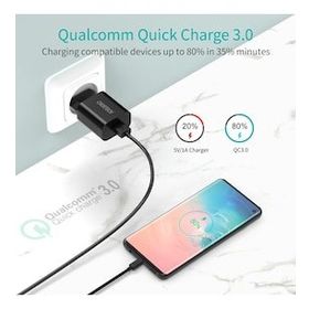 Choetech Q5003 QC3.0 Destekli 18W Yüksek Hızlı Şarj Cihazı + 1 Metre Type C Kablo