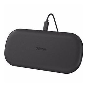 Choetech T535-S 10W Çift Cihaz Siyah Destekli 3A Hızlı Kablosuz Şarj Cihazı