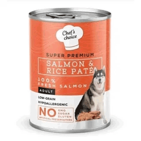 Choice Pate Salmon & Rice Somon Pirinçli 400 gr Köpek Yaş Maması