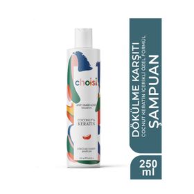 Choisi 250 ml Saç Dökülmesine Karşı Coconut ve Keratin Anti Hair Loss Şampuan