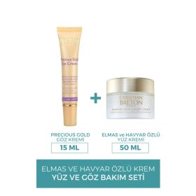 Christian Breton 50 ml Elmas Havyar Özlü Nemlendirici ve 15 ml Göz Kremi