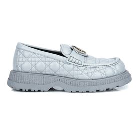 Christian Dior 3LO143ZZP-868 Gri Buffalo Loafer Fabric Kadın Ayakkabı
