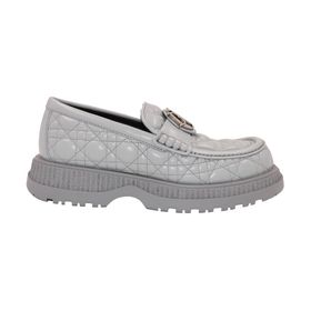 Christian Dior 3LO143ZZP-868 Gri Buffalo Loafer Fabric Kadın Ayakkabı