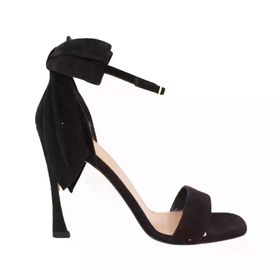 Christian Dior KCQ938VVV-900 Siyah Mille Dior Sandal Kadın Topuklu Ayakkabı