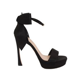 Christian Dior KCQ944SAT-900 Siyah Mille Dior Sandal Kadın Topuklu Ayakkabı
