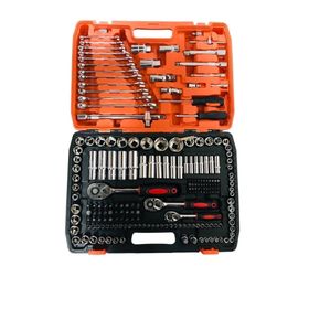 Chrome Vanadium 216 Parça 1/2-3/8-1/4 Profesyonel Lokma Takımı