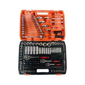 Chrome Vanadium 216 Parça 1/2-3/8-1/4 Profesyonel Lokma Takımı