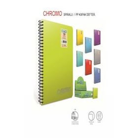 Chromo 2311 A5 100 Yaprak Çizgili Pp Kapak Spiralli Defter