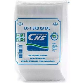 CHS Şeffaf 100'lü Ekonomik Plastik Çatal