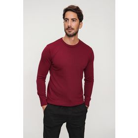 Chuba 20W150 Bisiklet Yaka Triko Bordo Erkek Kazak