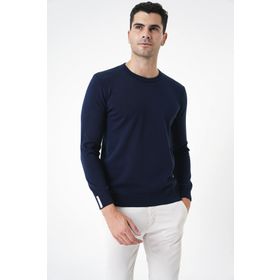 Chuba 20w150 Bisiklet Yaka Triko Lacivert Erkek Kazak