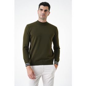 Chuba 20W153 Haki Erkek Triko Kazak