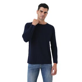 Chuba 21W305 Lacivert Roll Yaka Triko Erkek Kazak