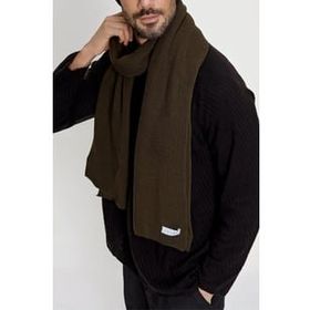 Chuba 22W853 Haki Selanik Örgü Erkek Triko Atkı