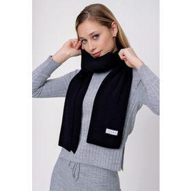 Chuba 22WK271 Kadın Selanik Triko Siyah Atkı