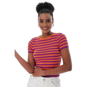 Chuba 23S1011 Mor Turuncu Kadın T-shirt