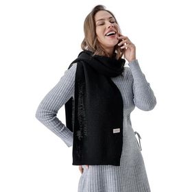 Chuba 24W1321 Siyah Kadın Atkı