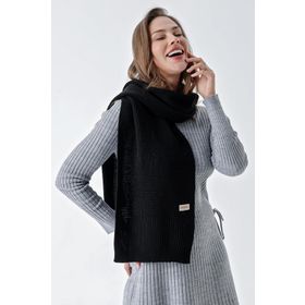 Chuba 24W1321 Siyah Kadın Atkı