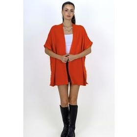 Chuba 24W149 Oranj Kadın Panço