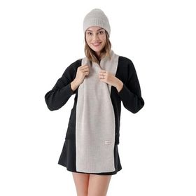 Chuba 4W132 Bej Kadın Atkı Bere Takımı