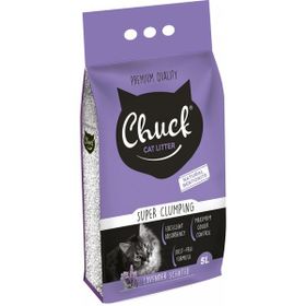 Chuck 5 lt Lavanta İnce Bentonit Kedi Kumu