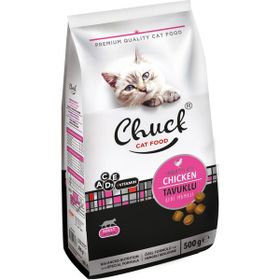 Chuck Tavuklu 500 gr Kedi Kuru Mama