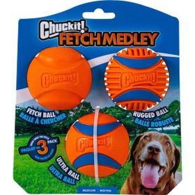 Chuckit Fetch Medley 3'lü Köpek Oyun Topu